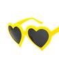 Trendy Heart-shaped Sunglasses Colorful Sunglasses Peach Heart Sunglasses