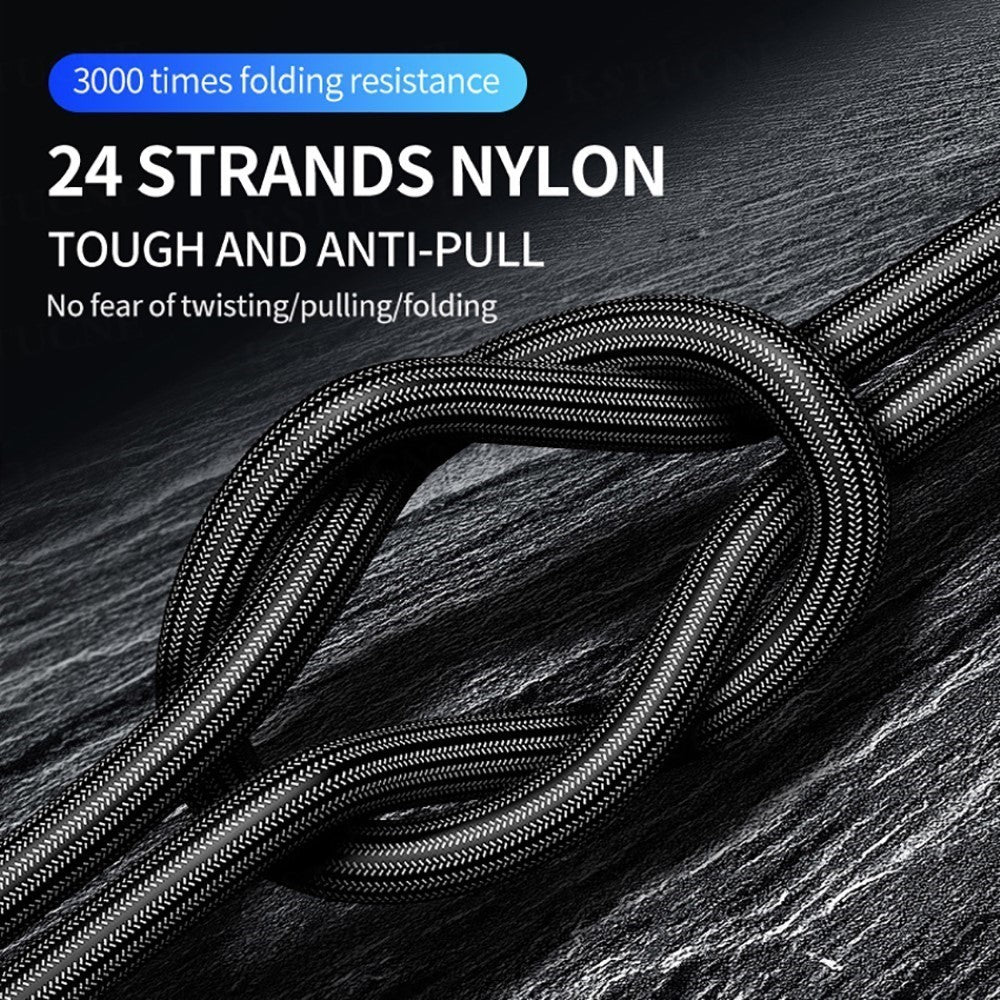 Nylon Braided Mobile Phone Fast Charging Cable