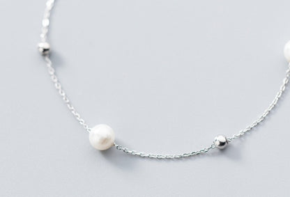 Temperament Beads Synthetic Pearl Bracelet