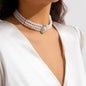 French Elegant Multi-layer Pearl Necklace