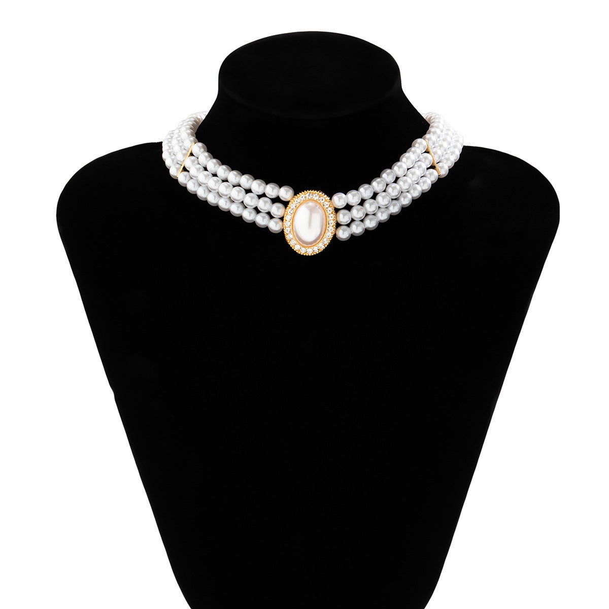 French Elegant Multi-layer Pearl Necklace