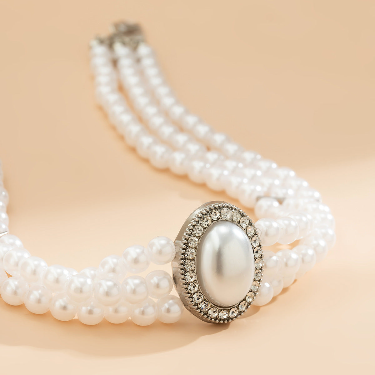 French Elegant Multi-layer Pearl Necklace