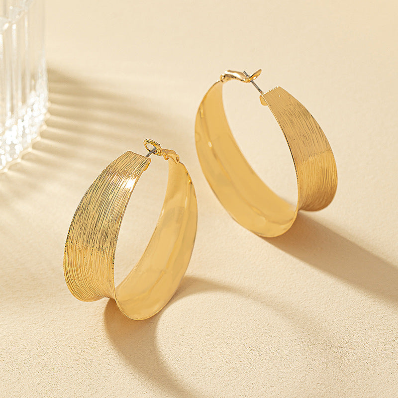 Fashion Creative Big Circle Earrings Women